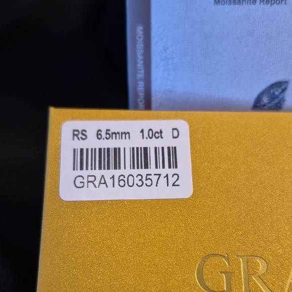 Dazzling Moissanite 925 Sterling Silver Key Pendant Necklace #10 - Picture 6 of 6